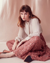 Load image into Gallery viewer, Chiffon Crease Long Sleeve Tops
