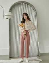 Load image into Gallery viewer, Temperament Perfect Clear Strap Chiffon Blouse
