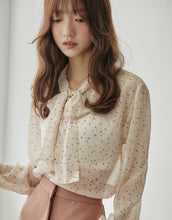 Load image into Gallery viewer, Temperament Perfect Clear Strap Chiffon Blouse
