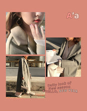 Load image into Gallery viewer, Simple Tie woollen coat

