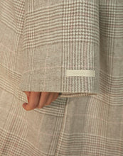 Load image into Gallery viewer, Minimalist Check Loose Wool Coat
