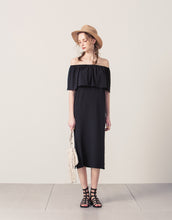 Load image into Gallery viewer, One-Line Shoulder Casual Long Dress
