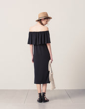 Load image into Gallery viewer, One-Line Shoulder Casual Long Dress
