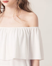 Load image into Gallery viewer, One-Line Shoulder Casual Long Dress

