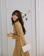Load image into Gallery viewer, Small Floral High Neck Elegant Long Dress
