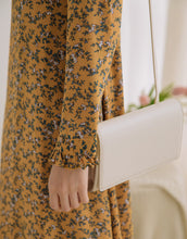 Load image into Gallery viewer, Small Floral High Neck Elegant Long Dress
