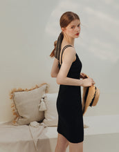 Load image into Gallery viewer, Little Sexy V-neck Double Shoulder Strap Dress
