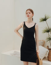 Load image into Gallery viewer, Little Sexy V-neck Double Shoulder Strap Dress
