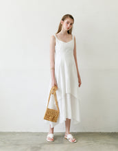 Load image into Gallery viewer, Goddess Feeling Back Cross Jacquard Wave Dress

