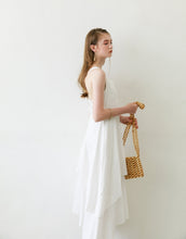 Load image into Gallery viewer, Goddess Feeling Back Cross Jacquard Wave Dress
