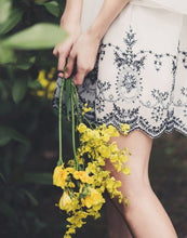 Load image into Gallery viewer, Small Stand-Up Collar, Multi-Level Hem Dress
