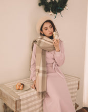Load image into Gallery viewer, Elegant And Comfortable Woolen V-Neck Dress (With Straps)
