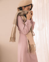 Load image into Gallery viewer, Elegant And Comfortable Woolen V-Neck Dress (With Straps)
