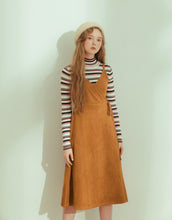 Load image into Gallery viewer, Temperament Girl Dress With Thin Shoulder Strap Side Tie Knot
