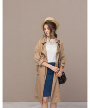 Load image into Gallery viewer, Hollywood Neat Long Trench Coat
