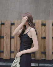 Load image into Gallery viewer, Goddess Style Spaghetti Strap Wrinkled Long-leg Jumpsuit
