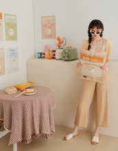 Load image into Gallery viewer, Simple V-neck Checked Jumpsuit with Spaghetti Straps
