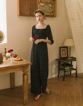 Load image into Gallery viewer, Brussels Crepe Polka Dots Jumpsuit
