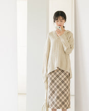 Load image into Gallery viewer, VINTAGE CHECKERED MIDISKIRT
