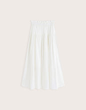 Load image into Gallery viewer, Lotus Leaf Waist Design Buttoned Long Skirt
