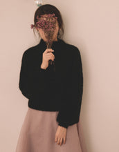Load image into Gallery viewer, Soft Short Puff Sleeves Collar Sweater
