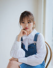 Load image into Gallery viewer, Fresh Bow Tie Puff Sleeve Top
