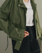 Load image into Gallery viewer, All-match short jacket with big pockets
